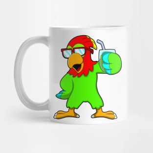 Parrot with Sunglasses & Drink Mug